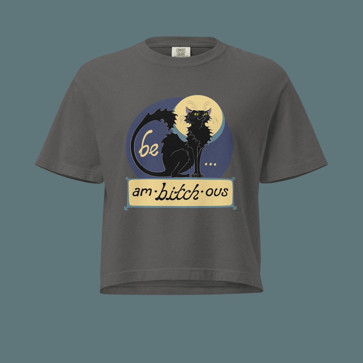 Ambitchous - Women’s Boxy Heavyweight Cotton T-Shirt