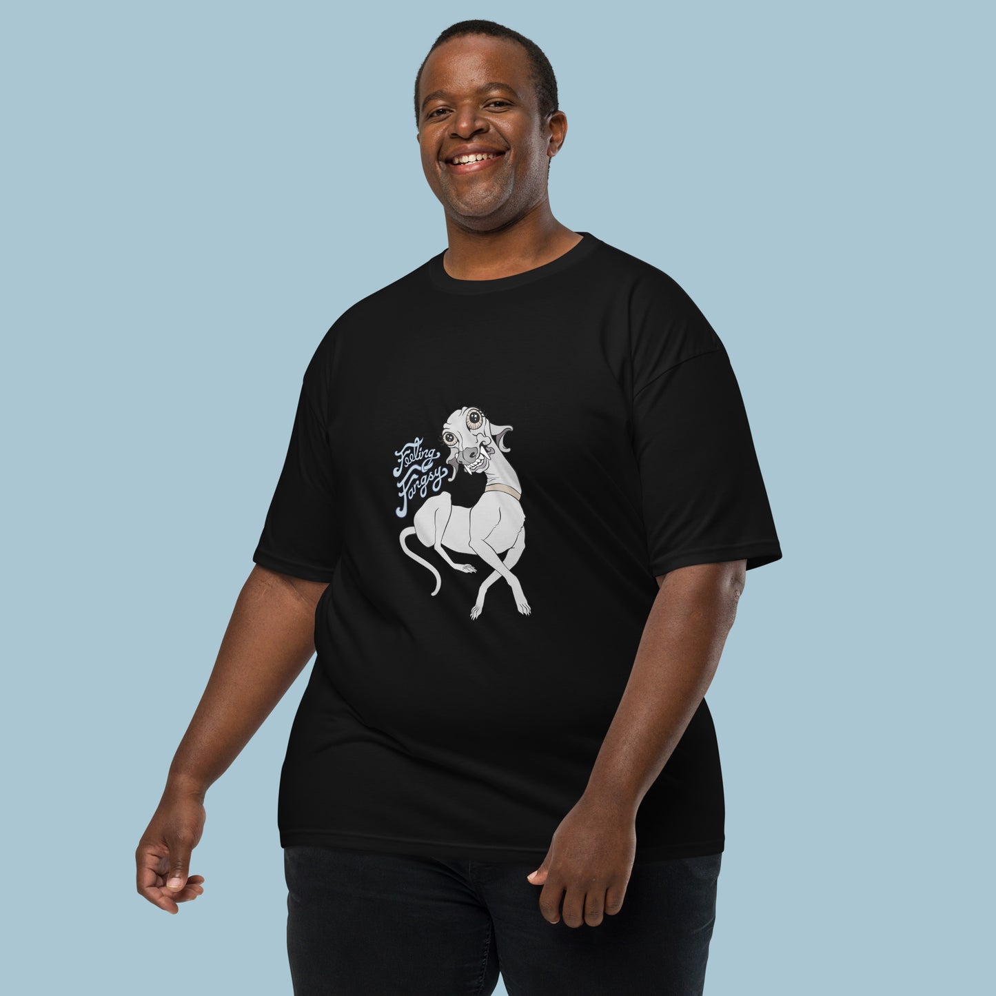 Feeling Fangsy - Men’s Heavyweight Cotton T-Shirt