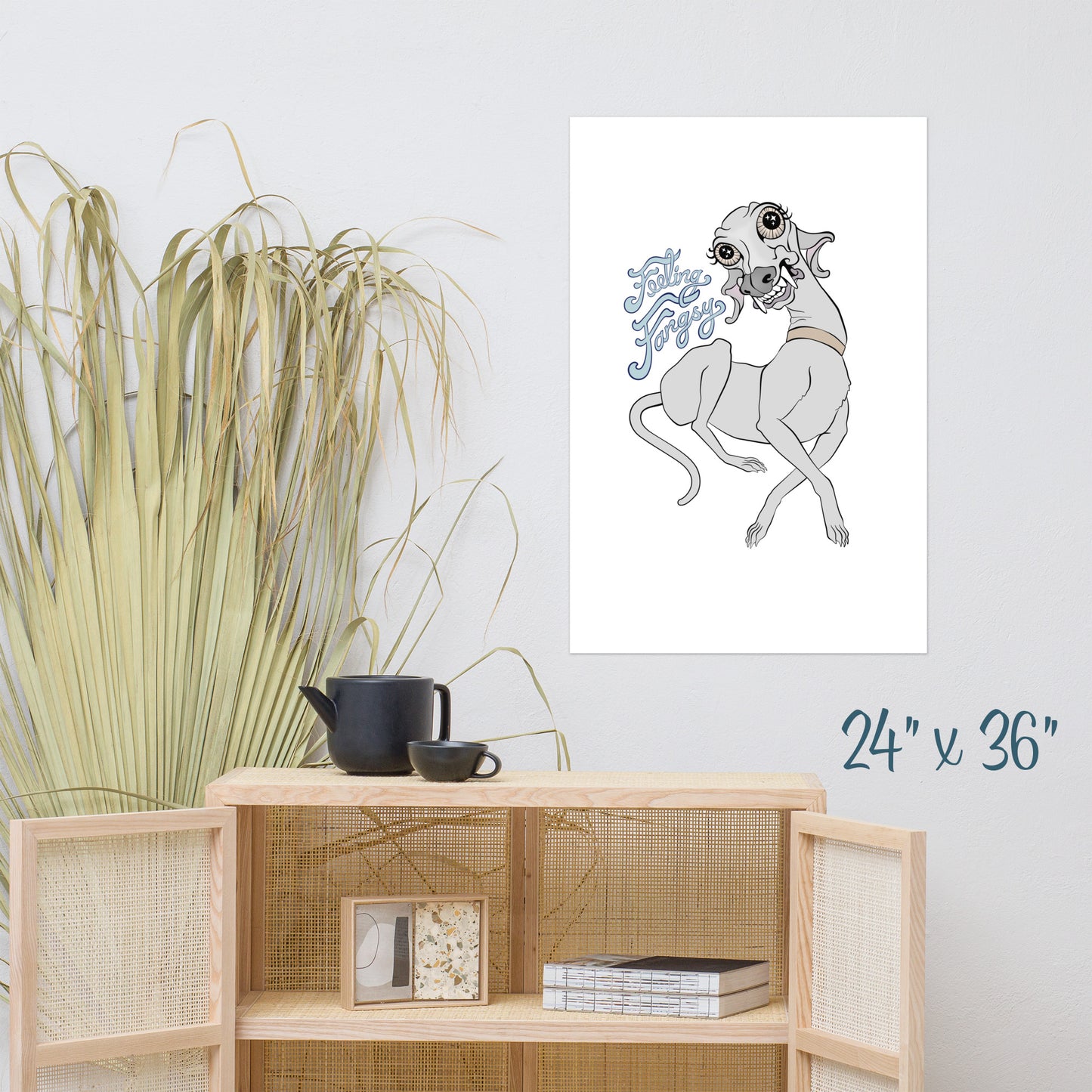 Feeling Fangsy - Matte Art Print / Poster