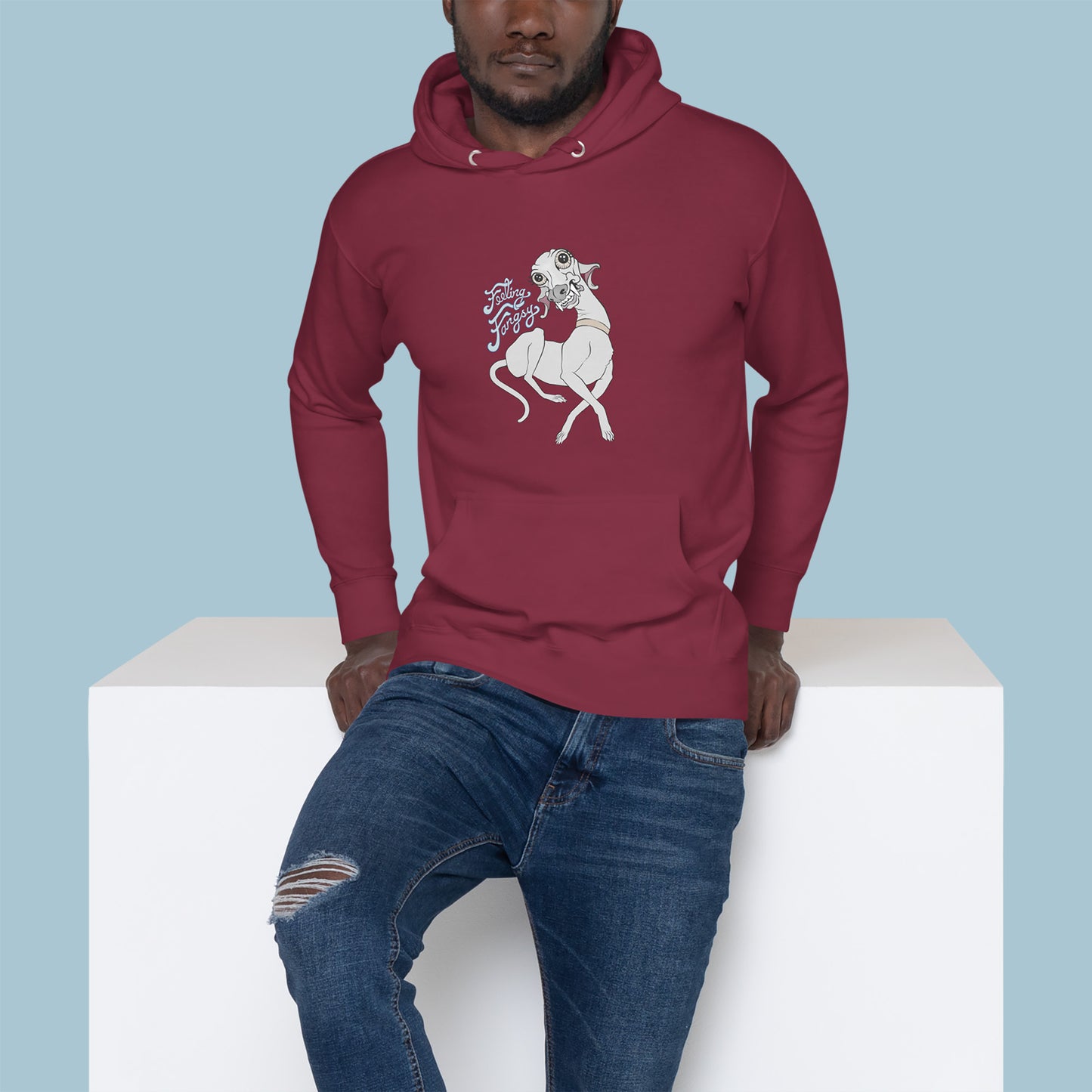 Feeling Fangsy - Unisex Cotton Blend Hoodie