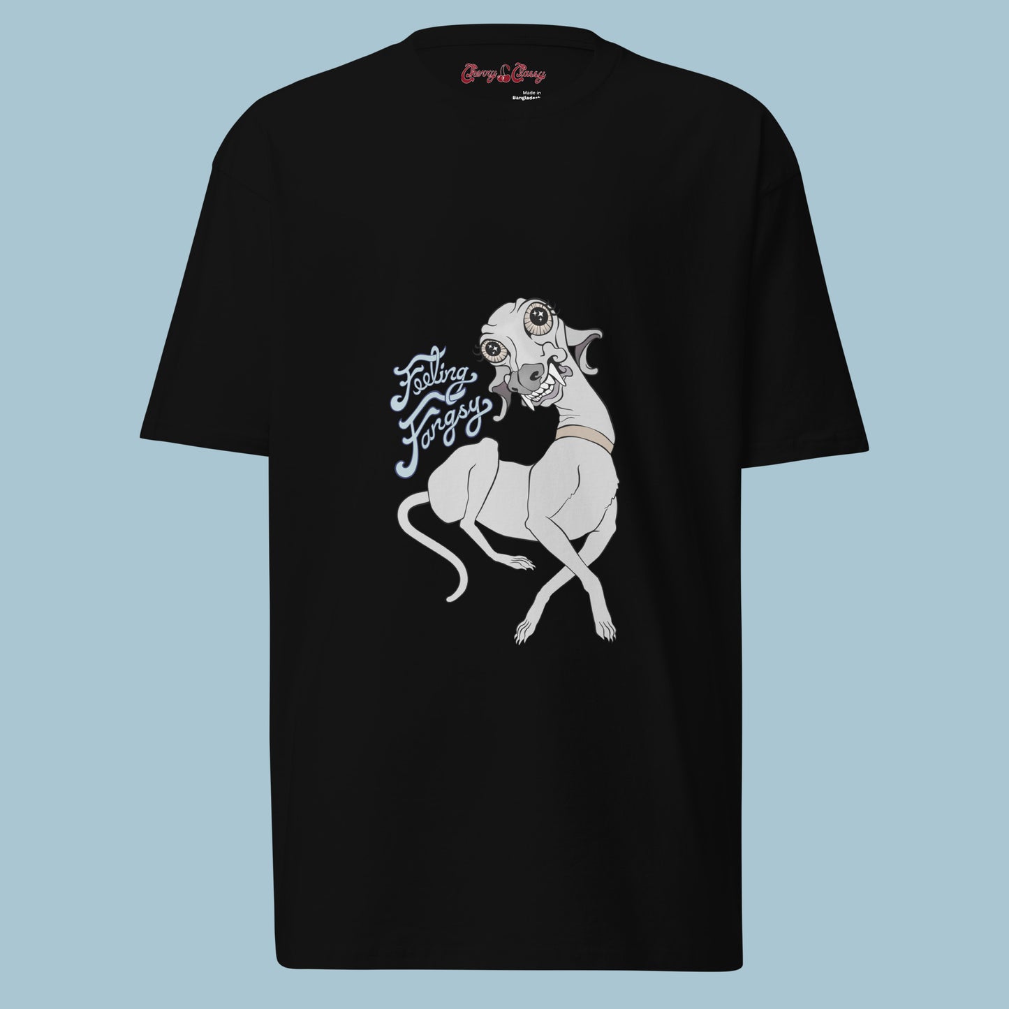Feeling Fangsy - Men’s Heavyweight Cotton T-Shirt