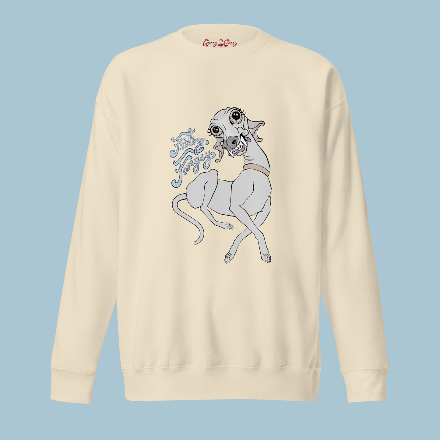 Feeling Fangsy - Unisex Premium Cotton Blend Sweatshirt