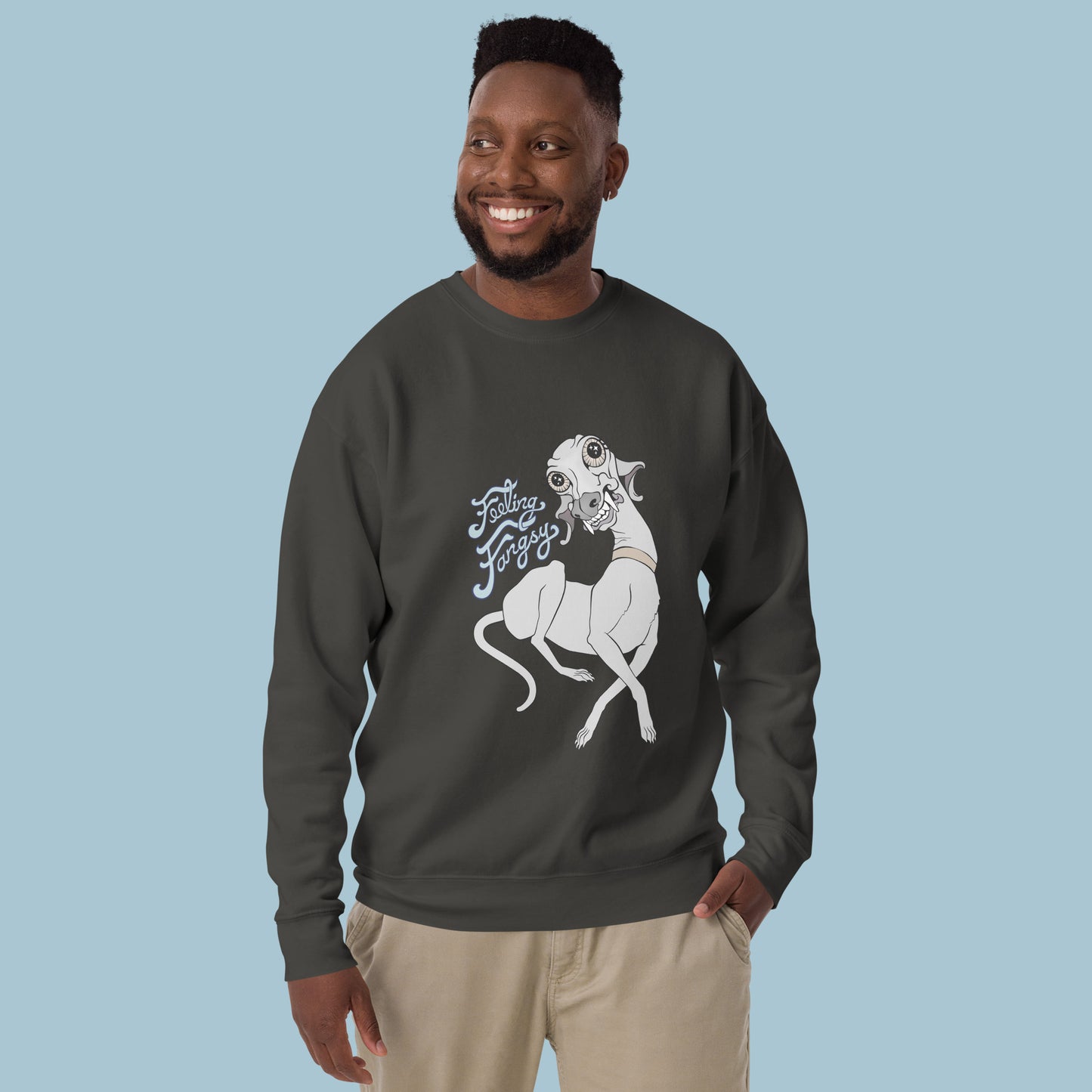 Feeling Fangsy - Unisex Premium Cotton Blend Sweatshirt