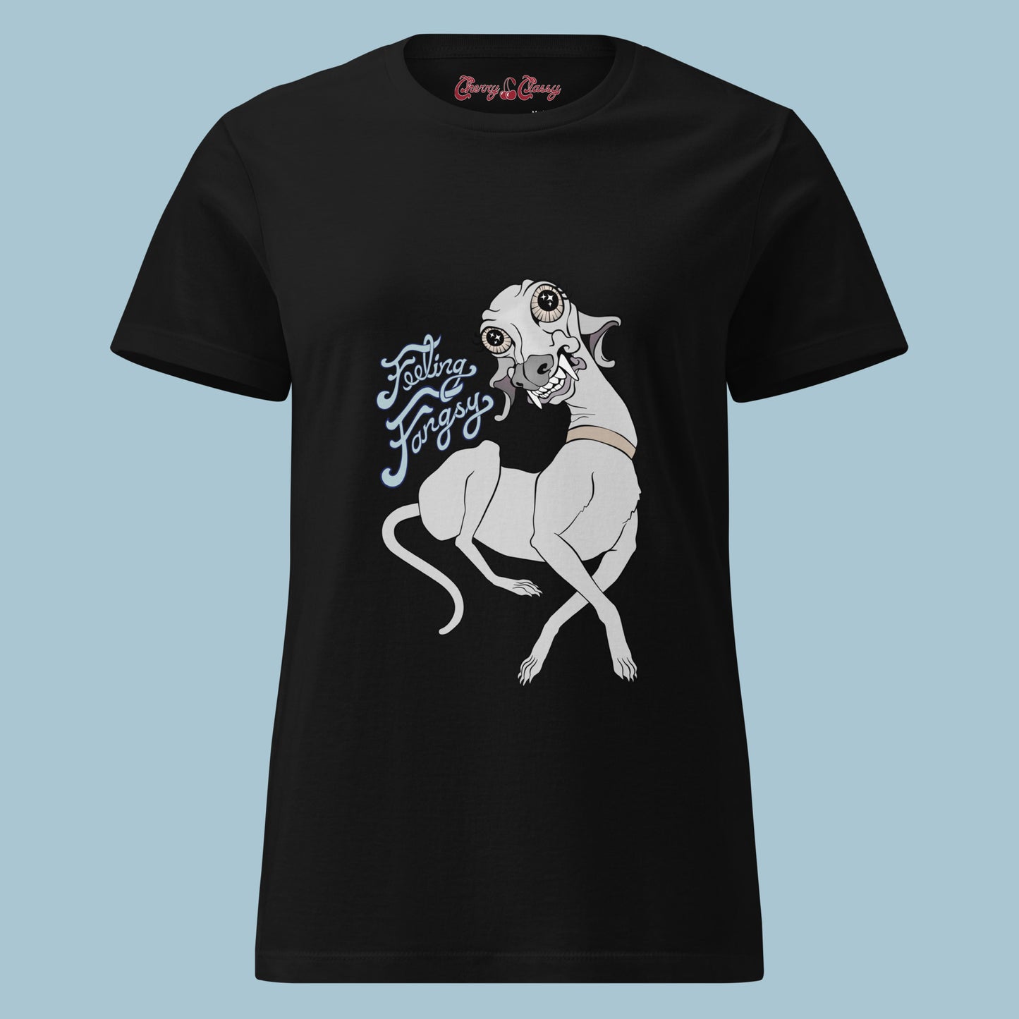 Feeling Fangsy - Women’s Slim Fit Cotton T-Shirt