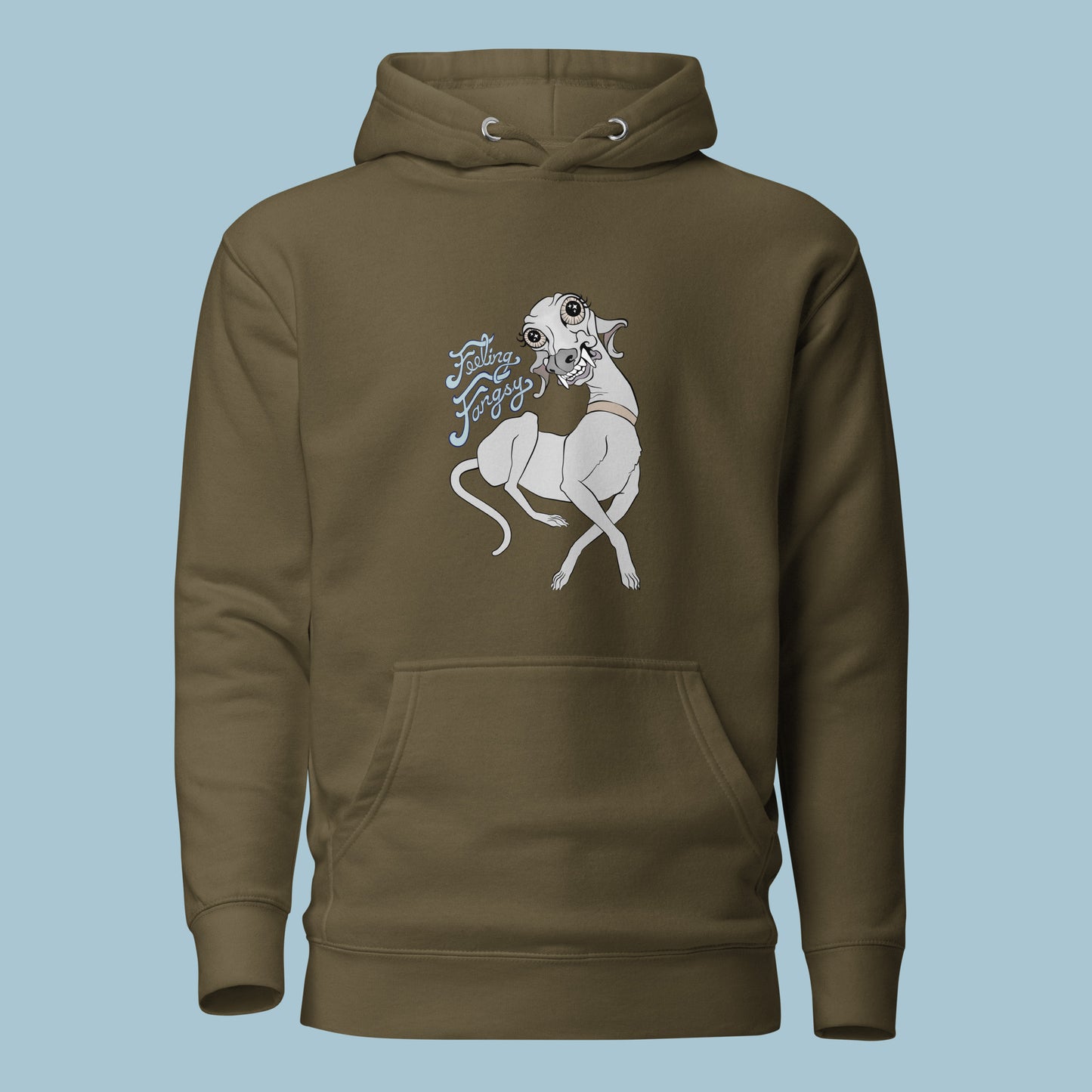 Feeling Fangsy - Unisex Cotton Blend Hoodie