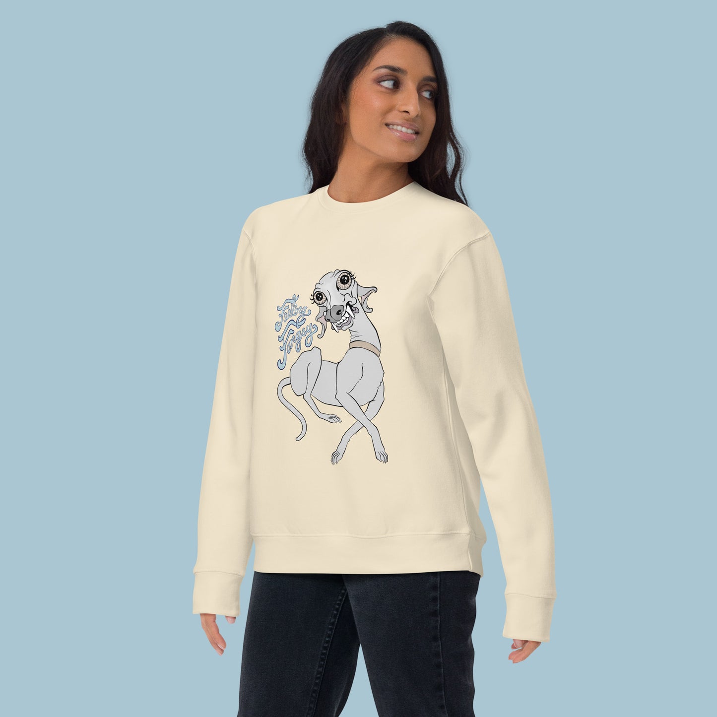Feeling Fangsy - Unisex Premium Cotton Blend Sweatshirt