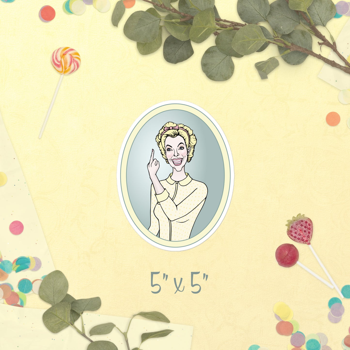Lemon Lady - Sticker
