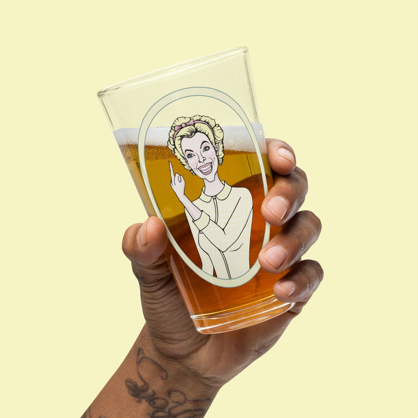 Lemon Lady - Shaker Pint Glass