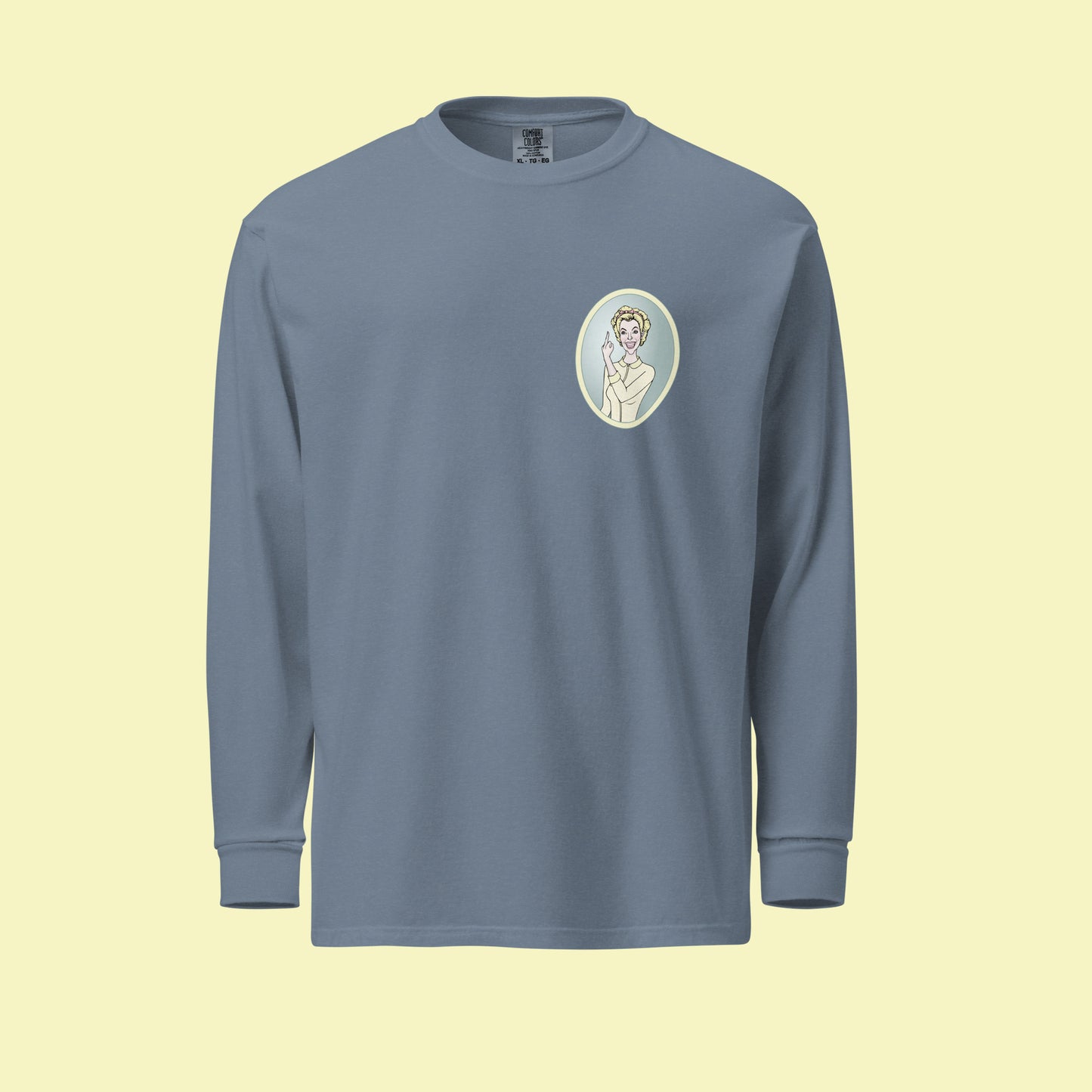 Lemon Lady - Unisex Long-Sleeve Heavyweight Cotton Shirt