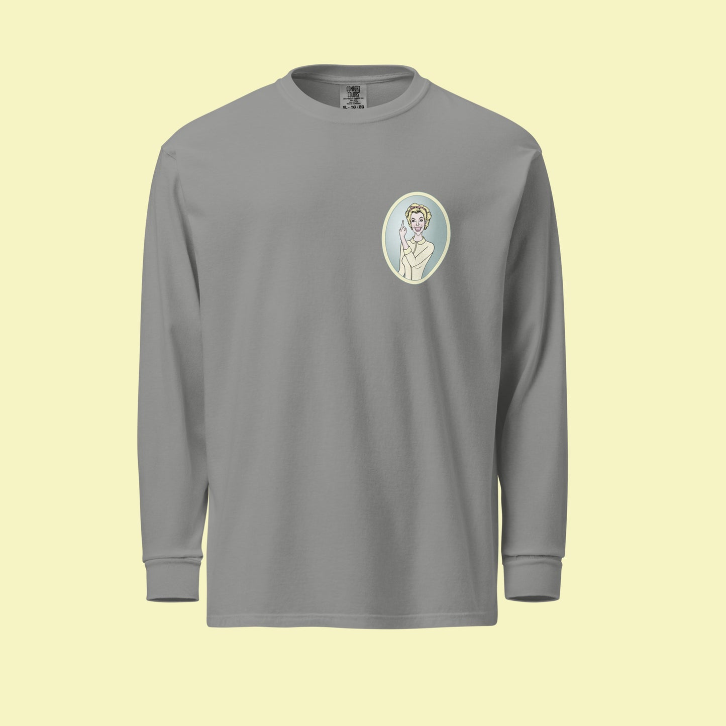 Lemon Lady - Unisex Long-Sleeve Heavyweight Cotton Shirt