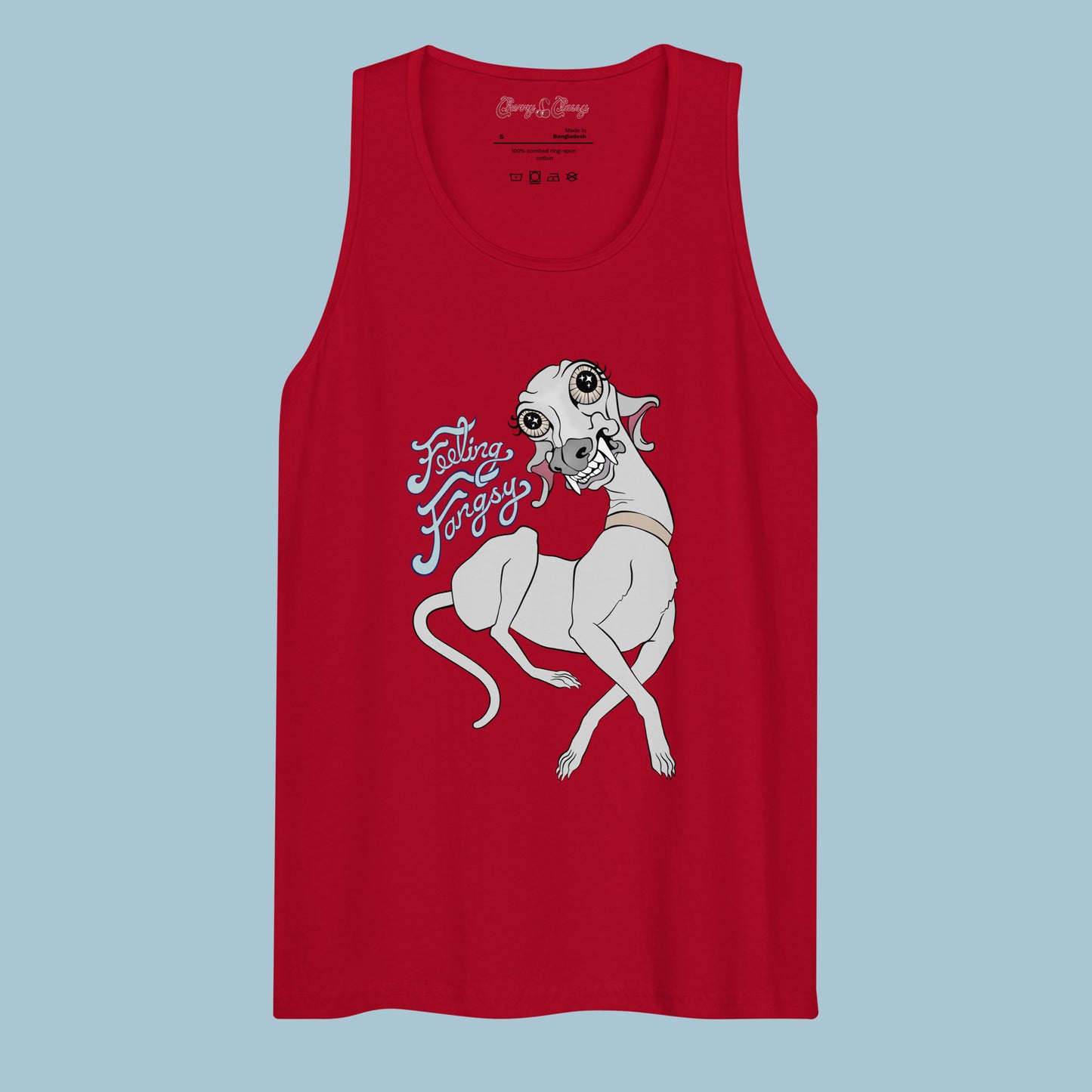 Feeling Fangsy - Men’s Wide Neck Cotton Tank Top