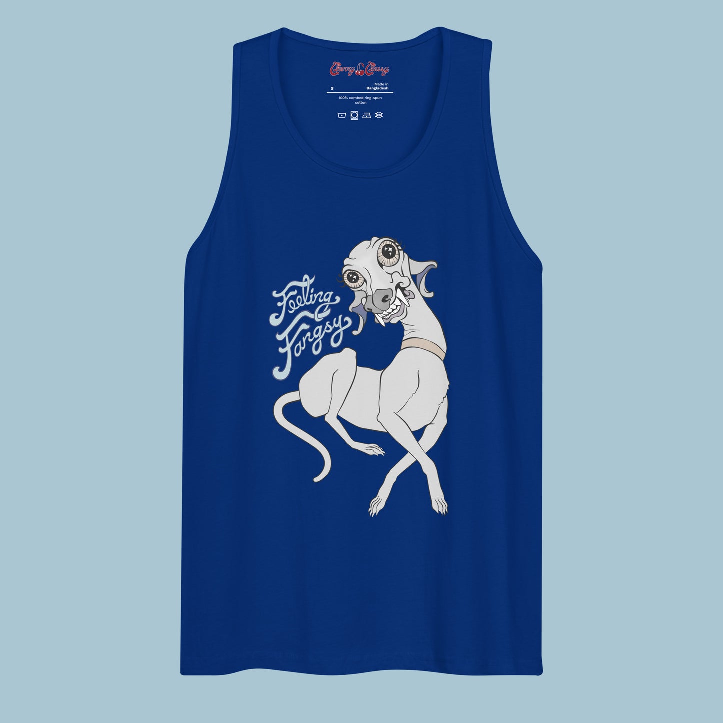 Feeling Fangsy - Men’s Wide Neck Cotton Tank Top
