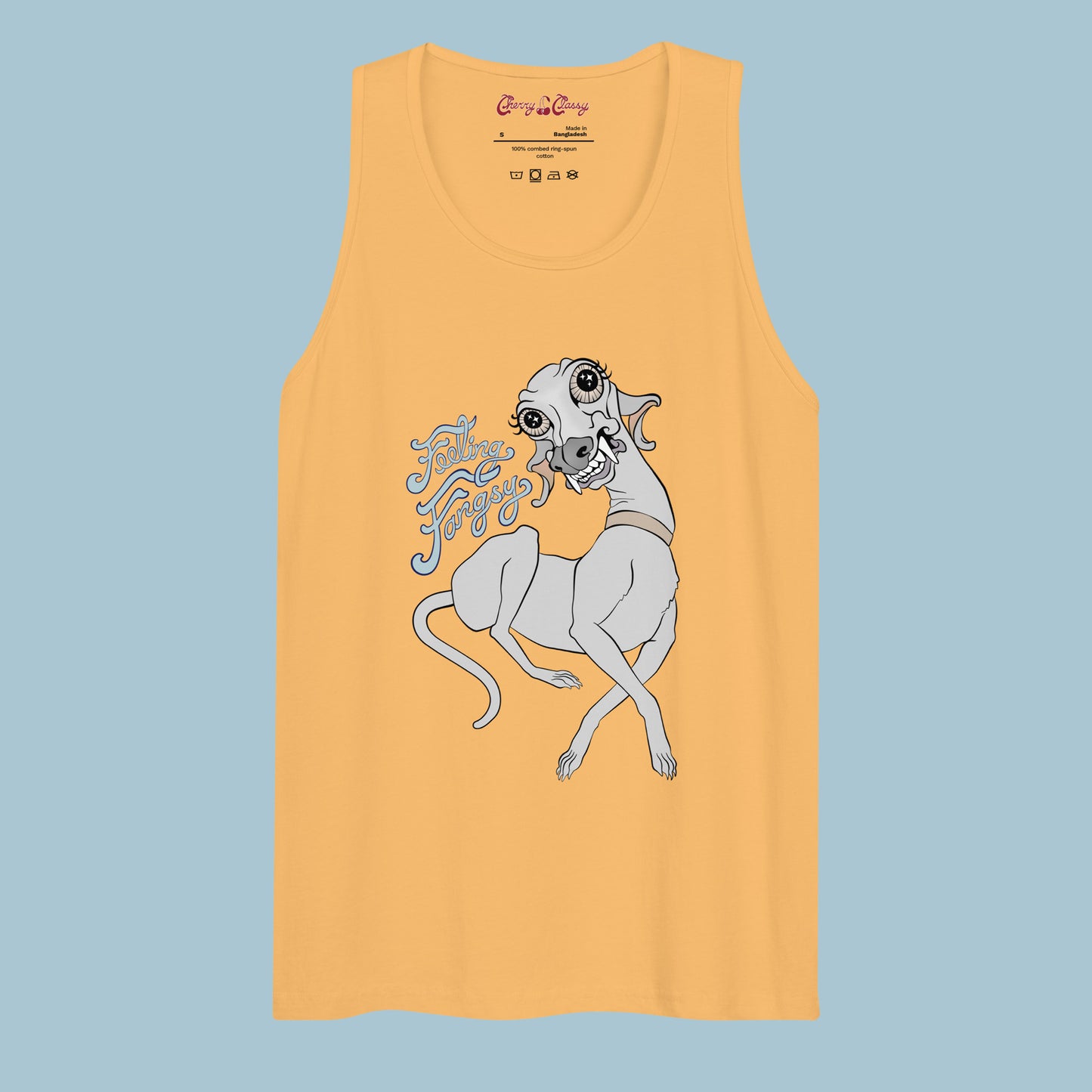 Feeling Fangsy - Men’s Wide Neck Cotton Tank Top