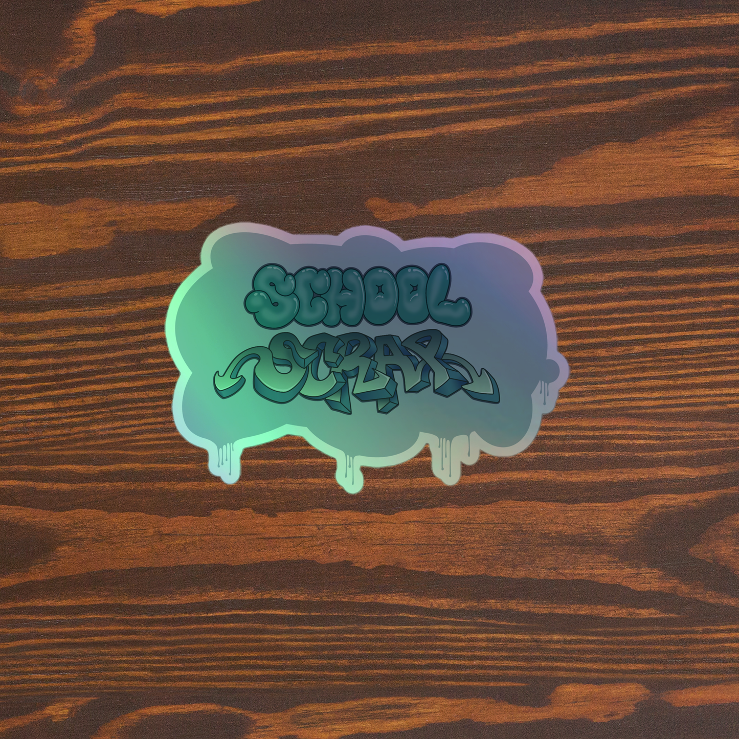 School Scrap - Minty Fresh - Holographic Sticker