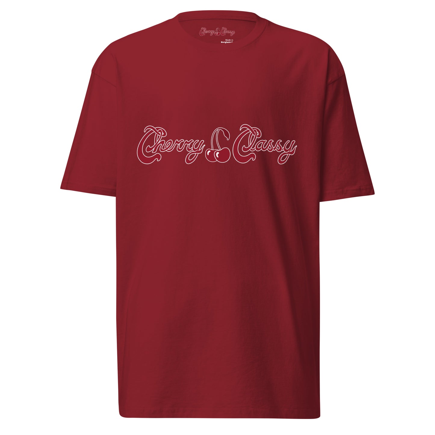 Cherry Classy Logo - Men’s Premium Cotton Heavyweight T-Shirt