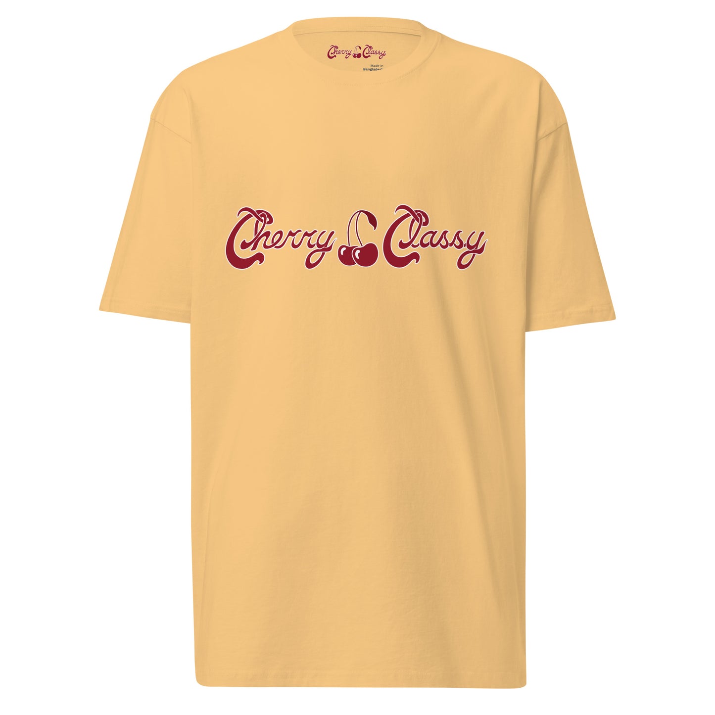 Cherry Classy Logo - Men’s Premium Cotton Heavyweight T-Shirt
