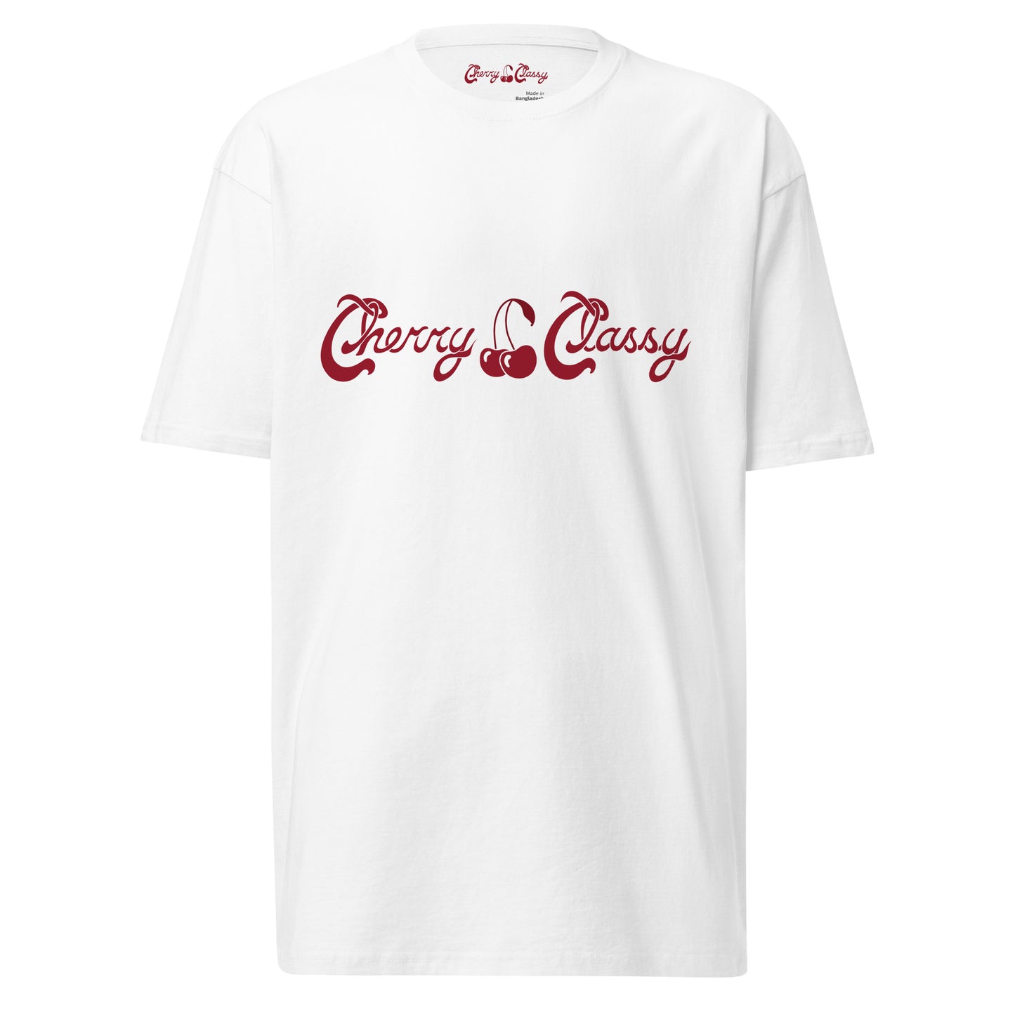 Cherry Classy Logo - Men’s Premium Cotton Heavyweight T-Shirt