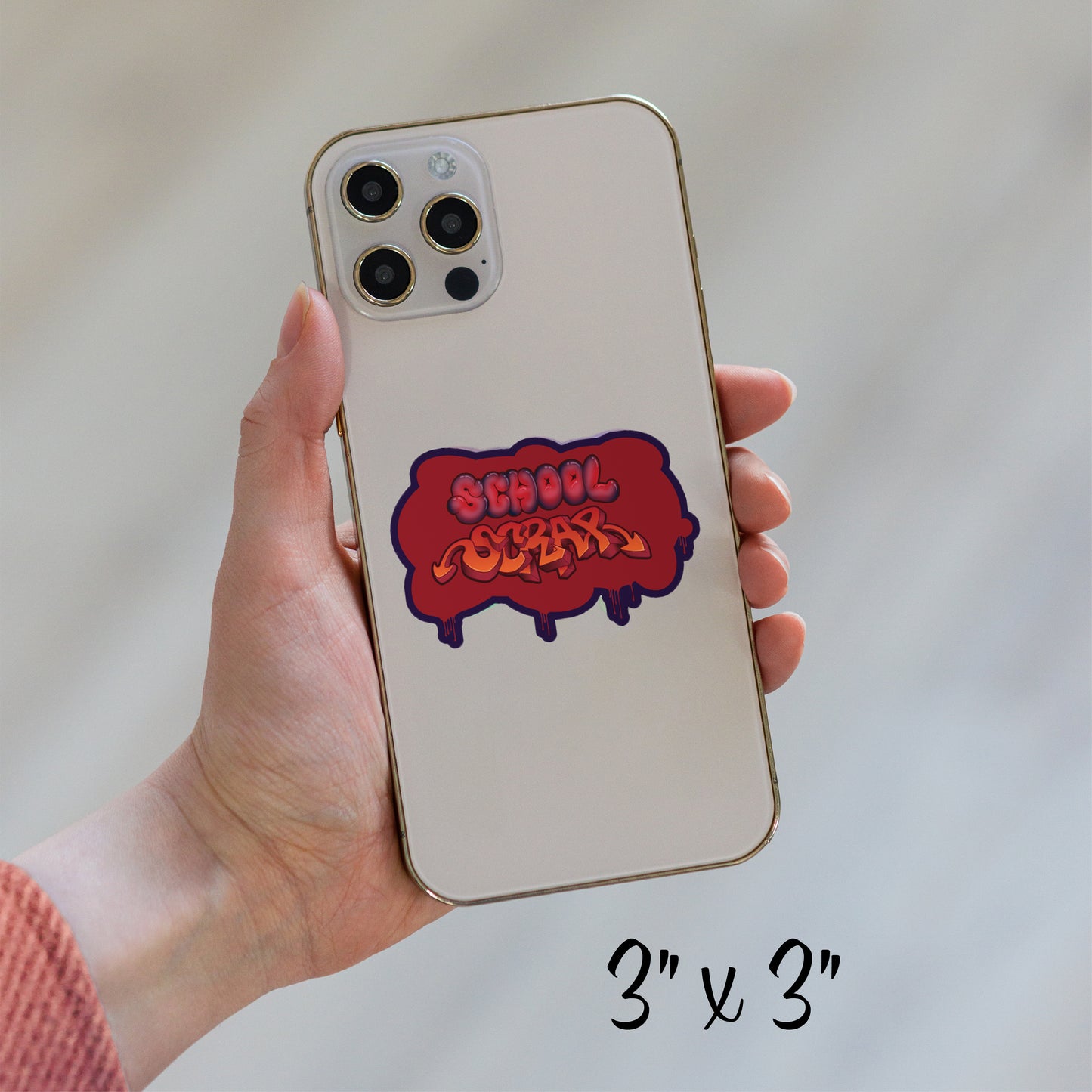 School Scrap - Cinnamon Scorch - Sticker