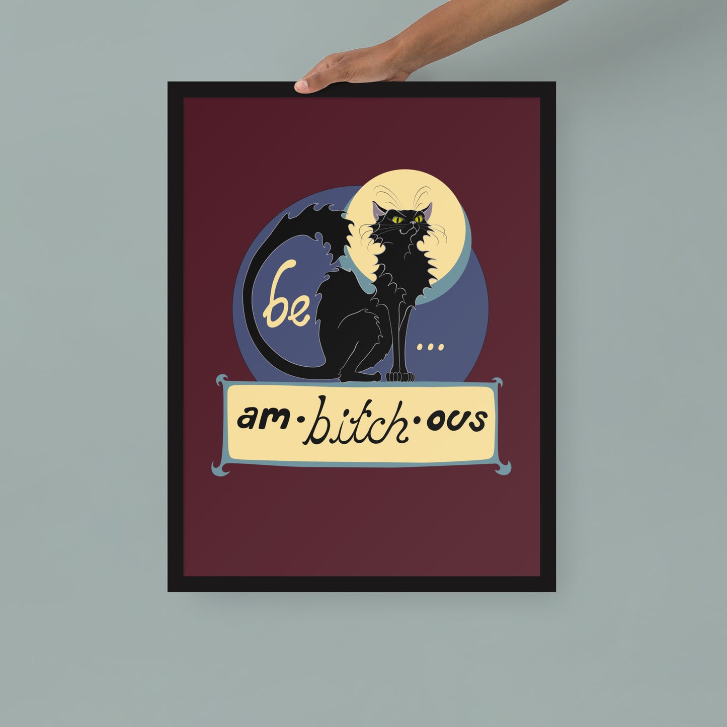 Ambitchous - Framed Matte Art Print