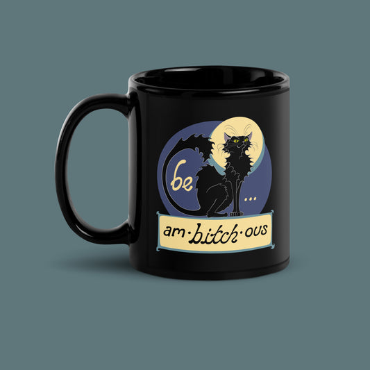 Ambitchous - Black Glossy Mug
