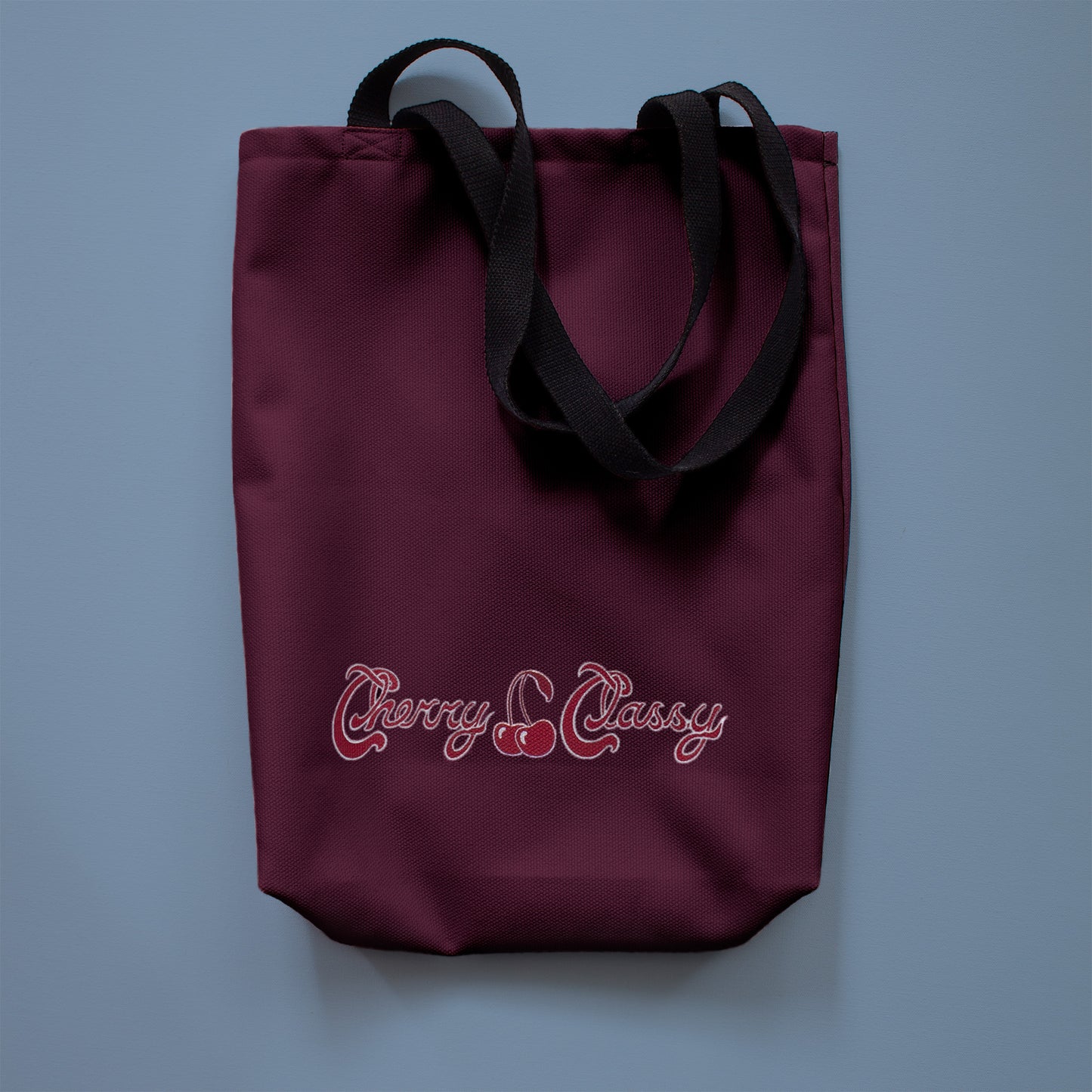 Ambitchous - Medium Tote, Merlot Back