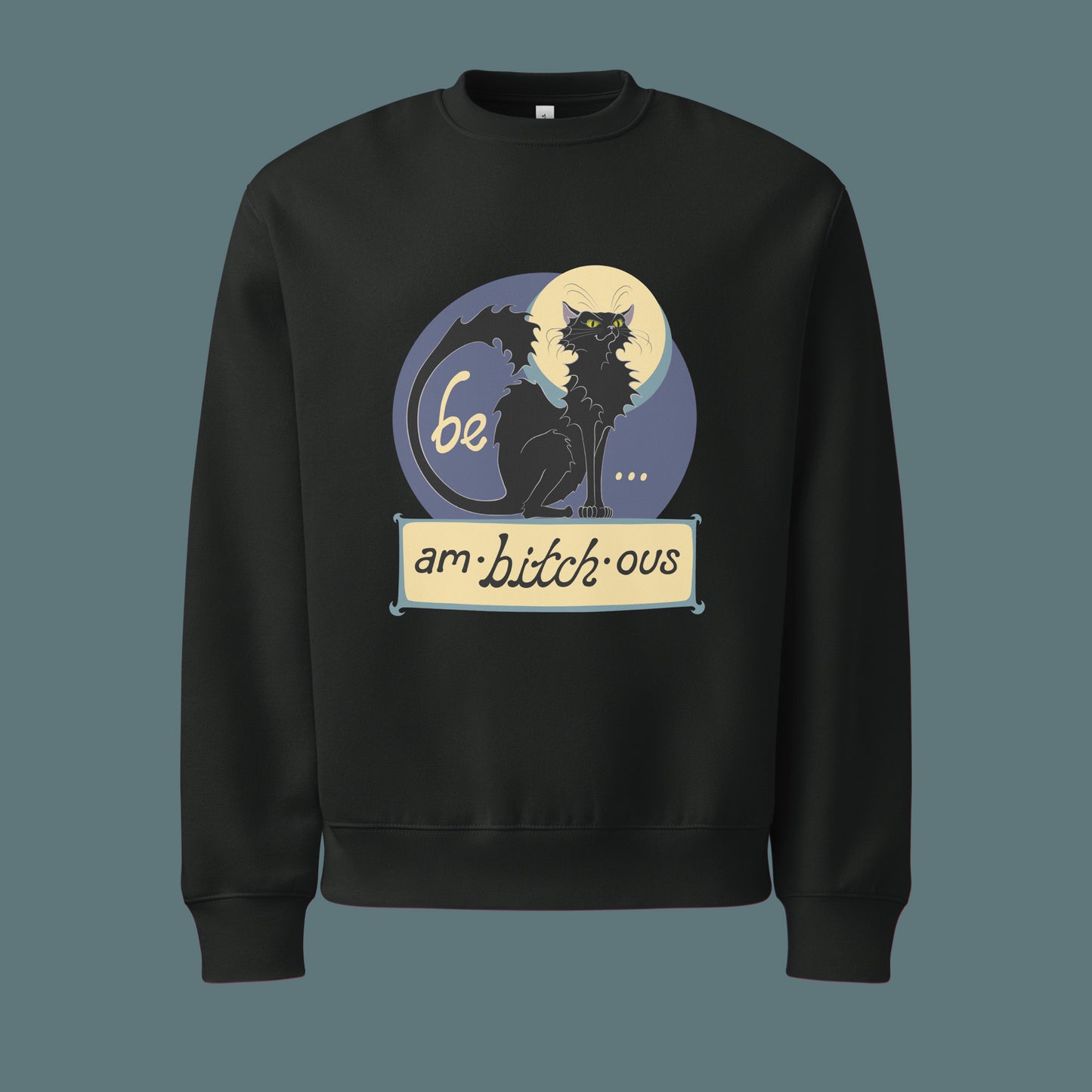 Ambitchous - Unisex Oversized Heavyweight Cotton Blend Sweatshirt