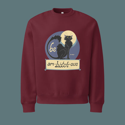Ambitchous - Unisex Oversized Heavyweight Cotton Blend Sweatshirt