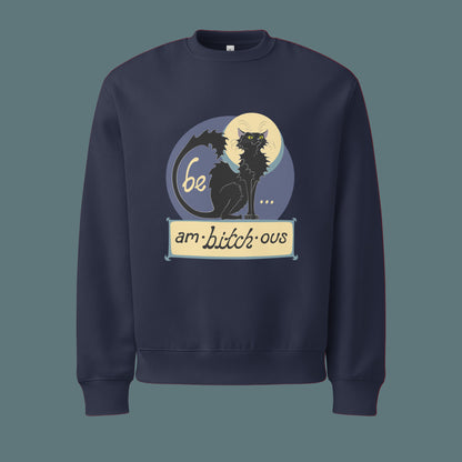 Ambitchous - Unisex Oversized Heavyweight Cotton Blend Sweatshirt