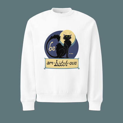 Ambitchous - Unisex Oversized Heavyweight Cotton Blend Sweatshirt