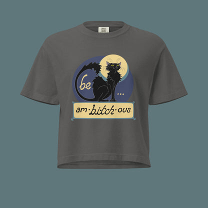 Ambitchous - Women’s Boxy Heavyweight Cotton T-Shirt