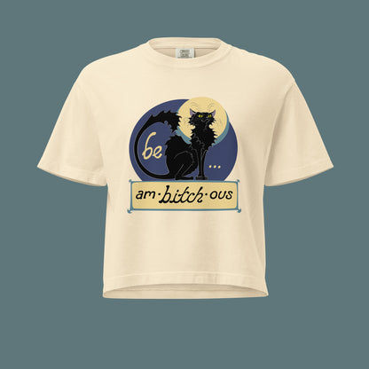 Ambitchous - Women’s Boxy Heavyweight Cotton T-Shirt