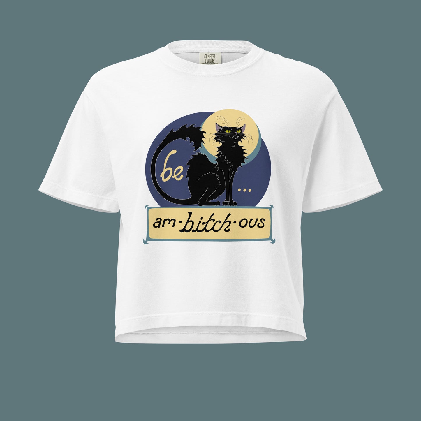 Ambitchous - Women’s Boxy Heavyweight Cotton T-Shirt
