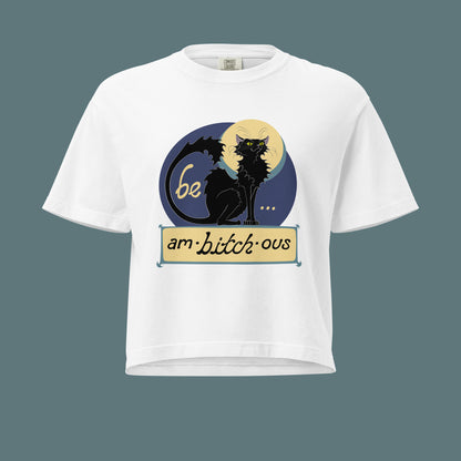 Ambitchous - Women’s Boxy Heavyweight Cotton T-Shirt