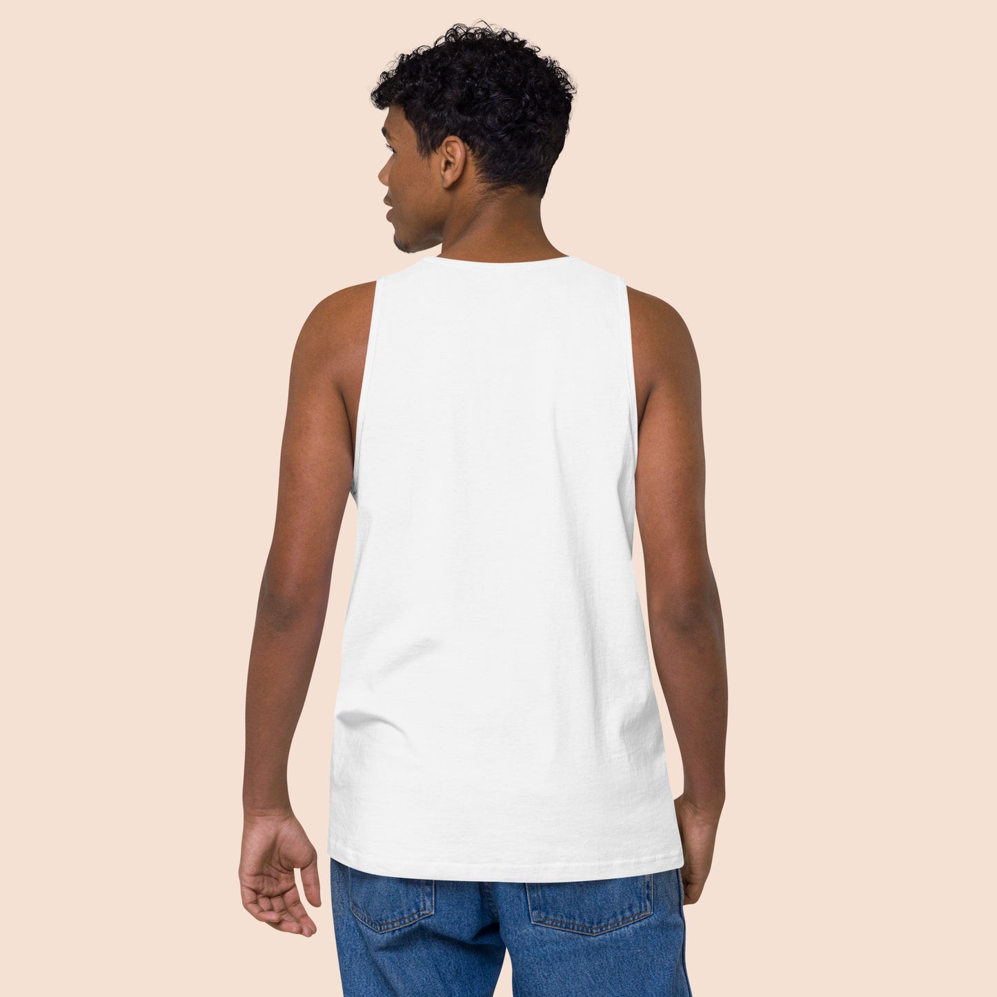 Demotivational Alphabet - Men’s Wide Neck Cotton Tank Top