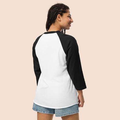 Demotivational Alphabet - Unisex Cotton Raglan / Baseball Shirt