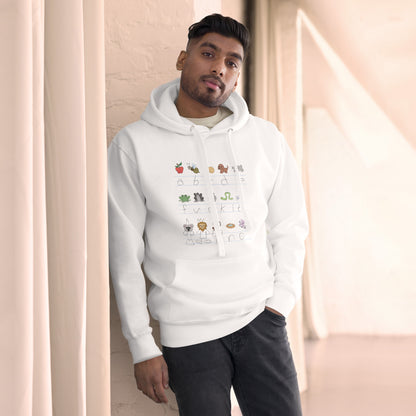 Demotivational Alphabet - Unisex Cotton Blend Hoodie