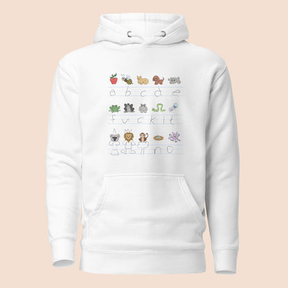 Demotivational Alphabet - Unisex Cotton Blend Hoodie