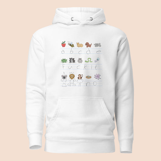 Demotivational Alphabet - Unisex Cotton Blend Hoodie