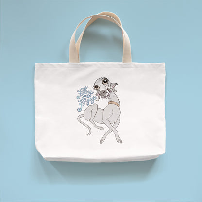 Feeling Fangsy - Large Cotton Tote