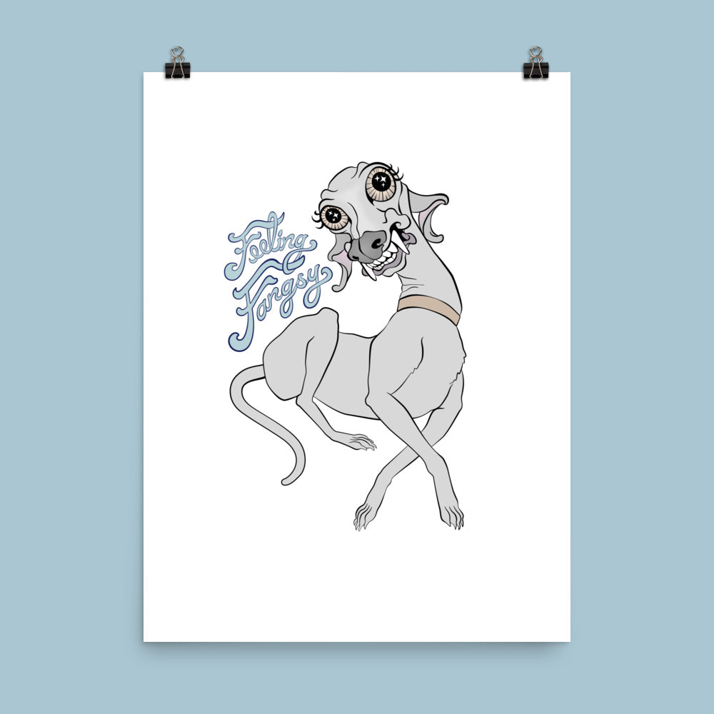 Feeling Fangsy - Matte Art Print / Poster