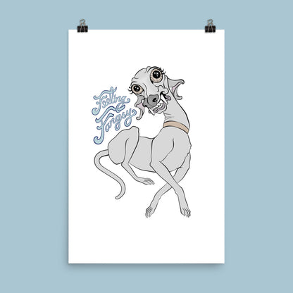 Feeling Fangsy - Matte Art Print / Poster