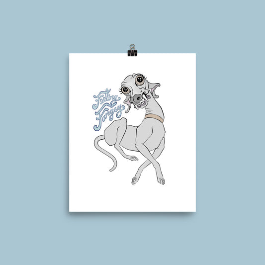 Feeling Fangsy - Matte Art Print / Poster