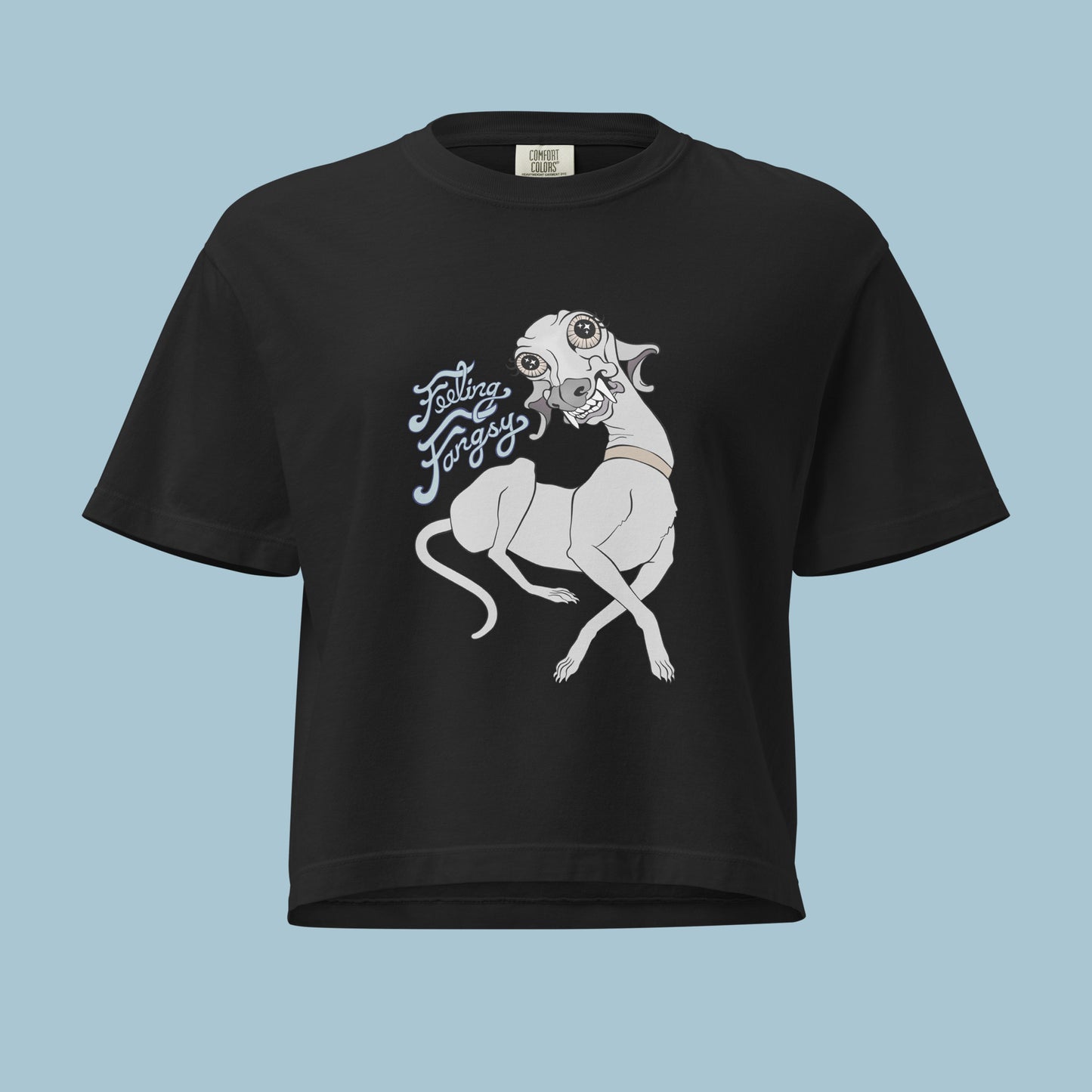 Feeling Fangsy - Women’s Boxy Heavyweight Cotton T-Shirt