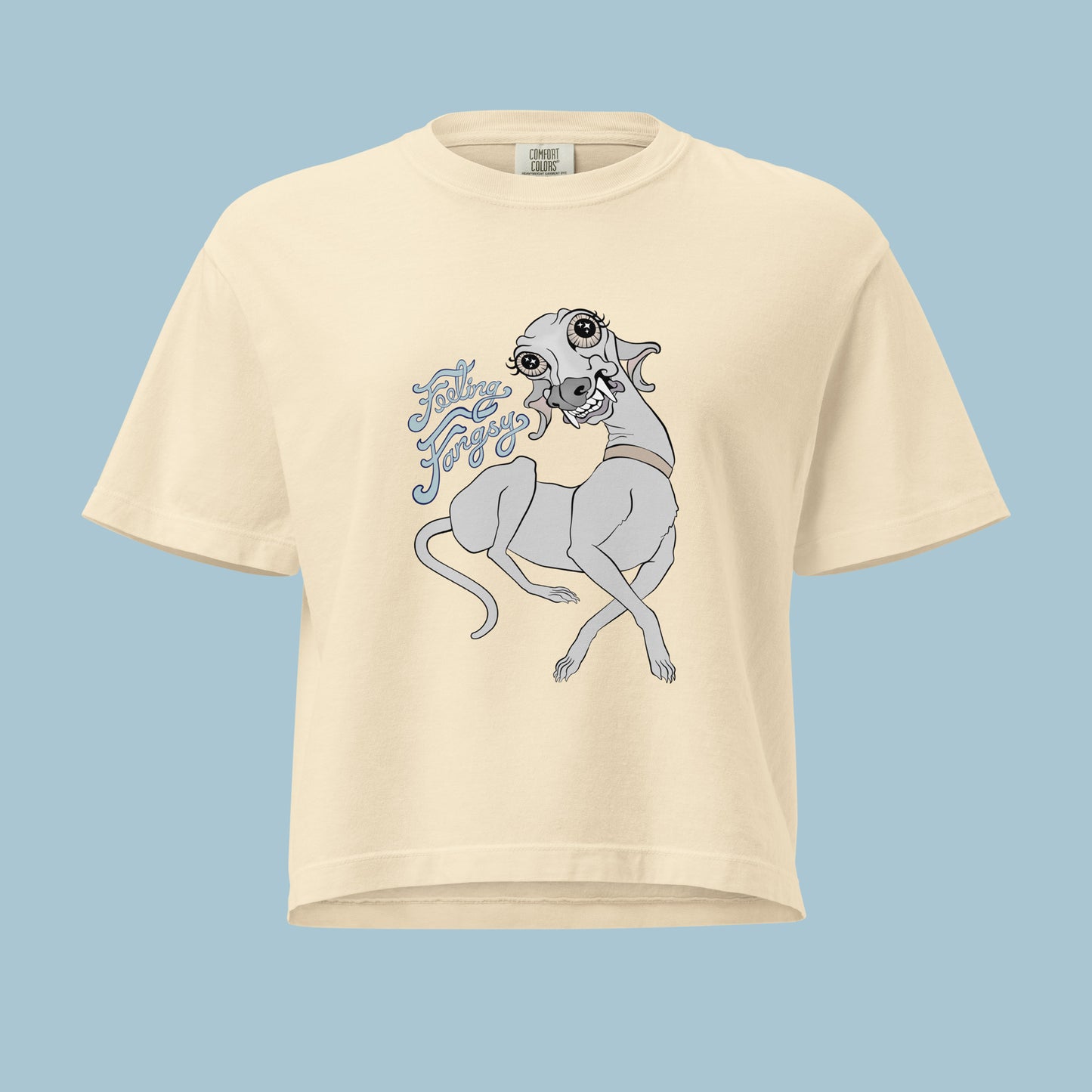 Feeling Fangsy - Women’s Boxy Heavyweight Cotton T-Shirt