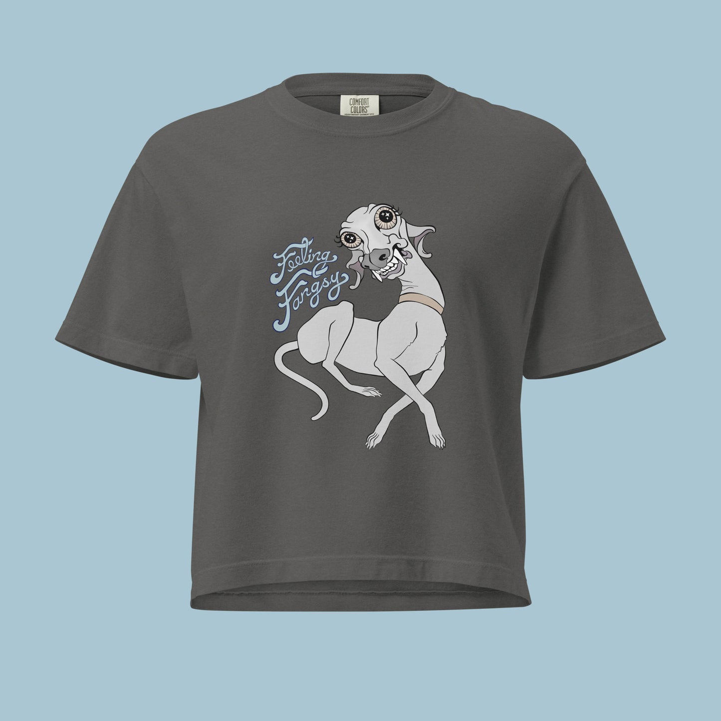 Feeling Fangsy - Women’s Boxy Heavyweight Cotton T-Shirt