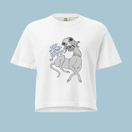 Feeling Fangsy - Women’s Boxy Heavyweight Cotton T-Shirt