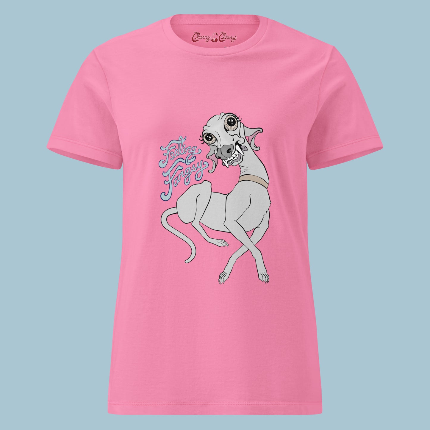 Feeling Fangsy - Women’s Slim Fit Cotton T-Shirt