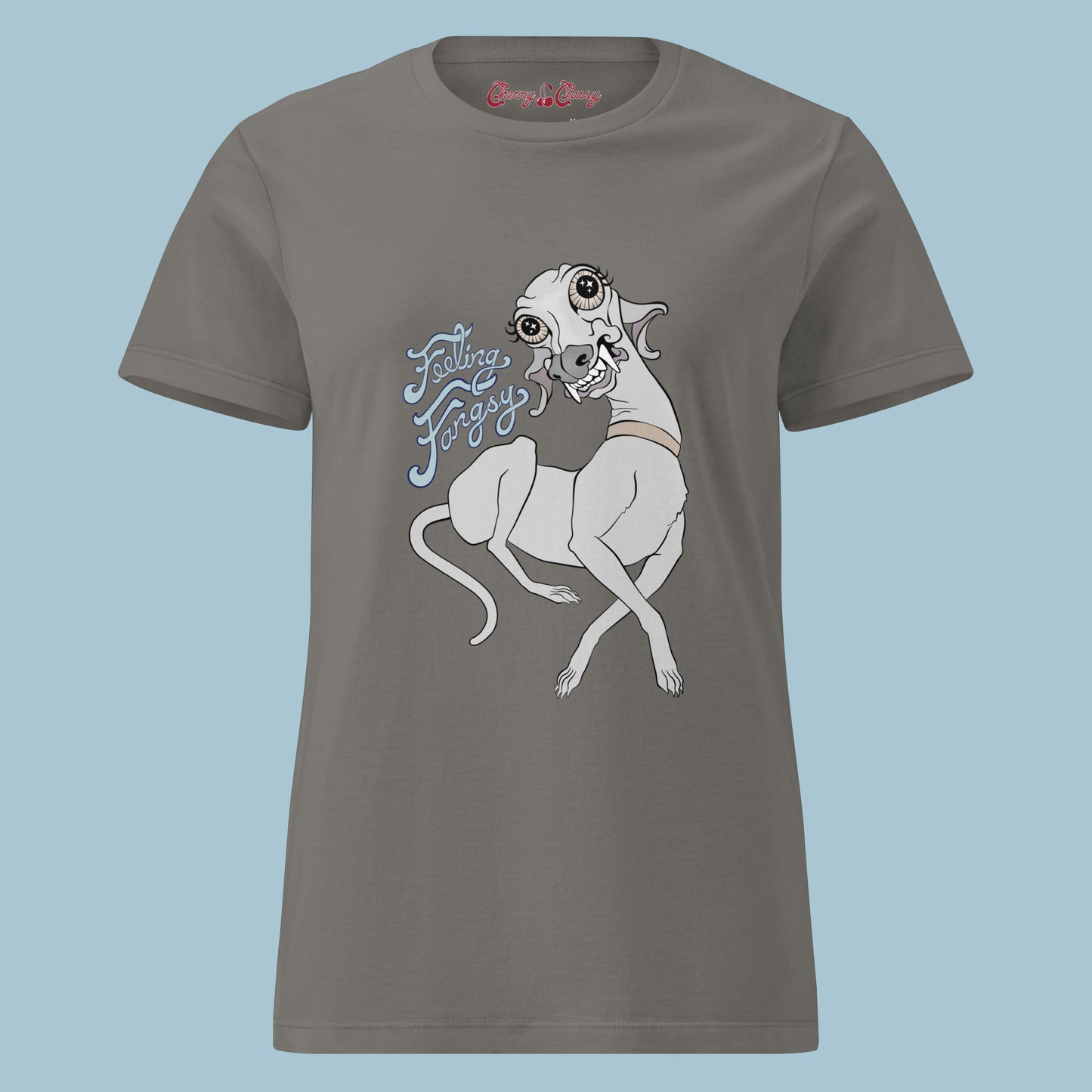 Feeling Fangsy - Women’s Slim Fit Cotton T-Shirt