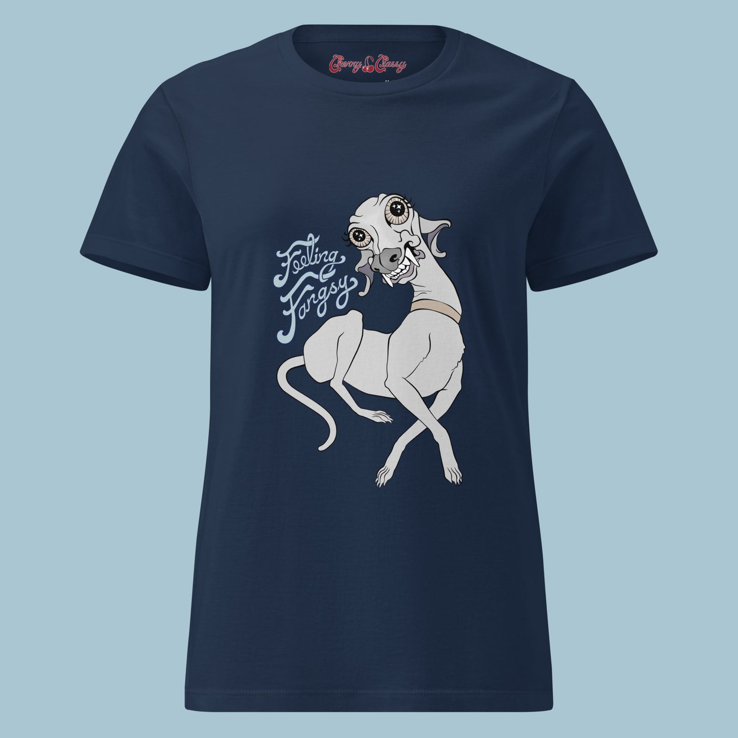 Feeling Fangsy - Women’s Slim Fit Cotton T-Shirt