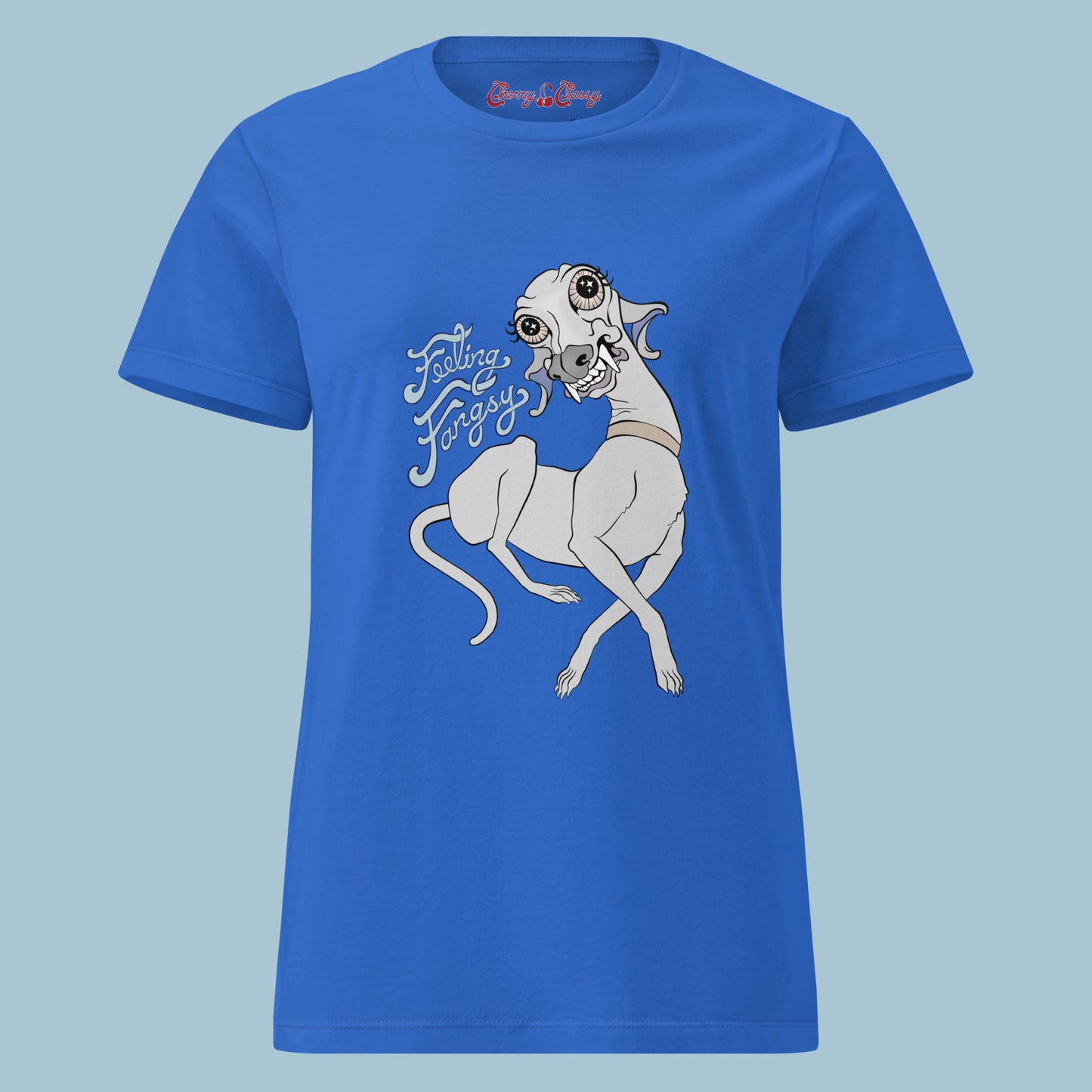 Feeling Fangsy - Women’s Slim Fit Cotton T-Shirt